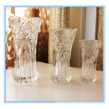 Decoração de alta qualidade Crystal Clear Vase